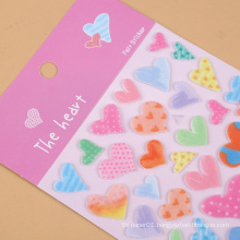 hot sale decorative promotion customized epoxy resin kid sticker